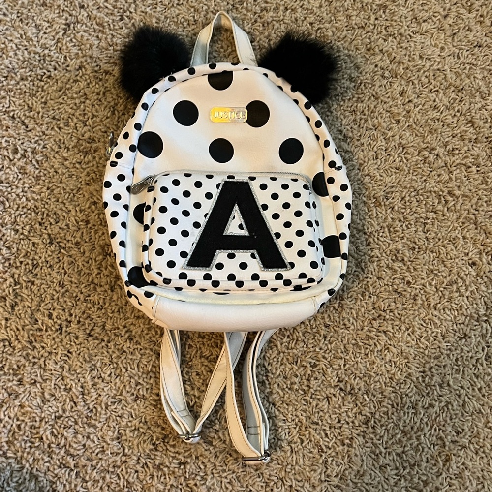 “A” justice mini backpack